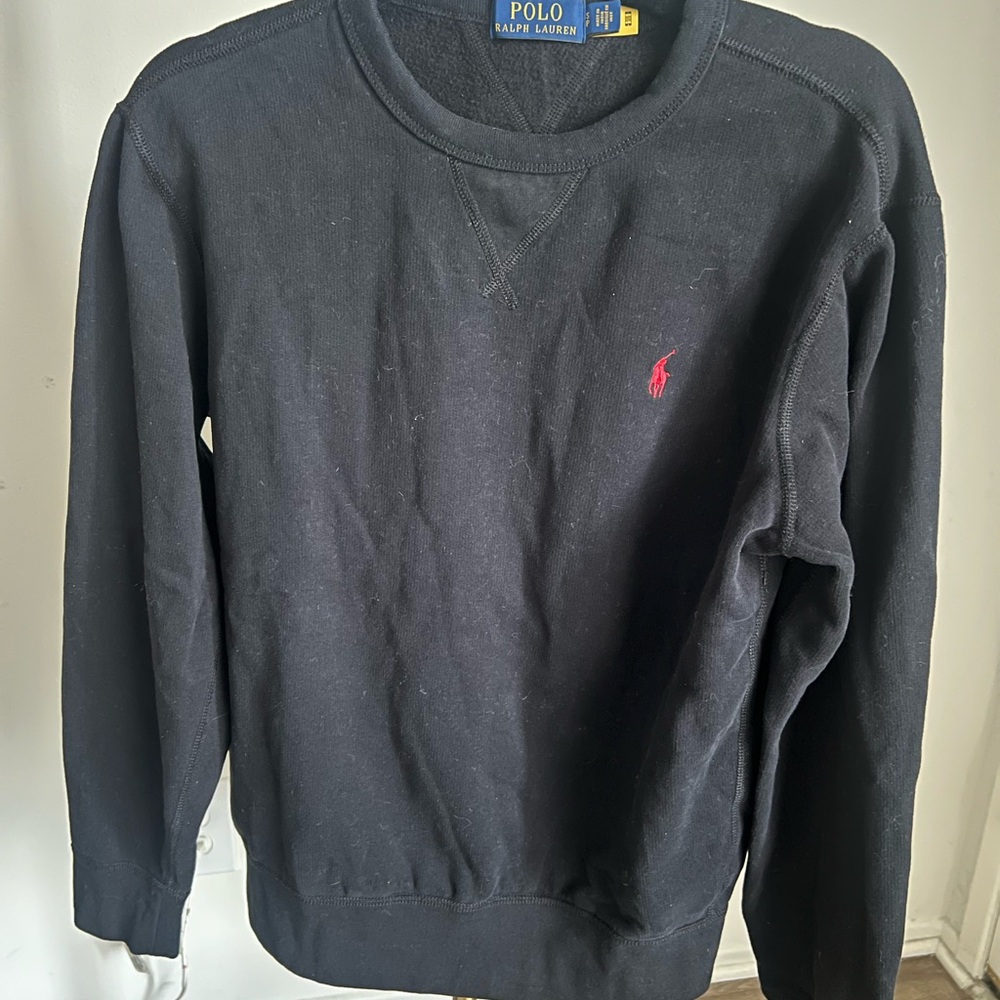 Ralph Lauren Men's Black Crewneck Sweater